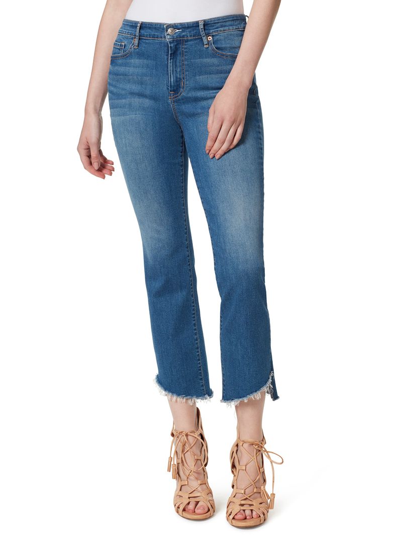 Women\'s Jessica Simpson Adored High Rise Kick Flare Jeans Blue | OBSCV-2398