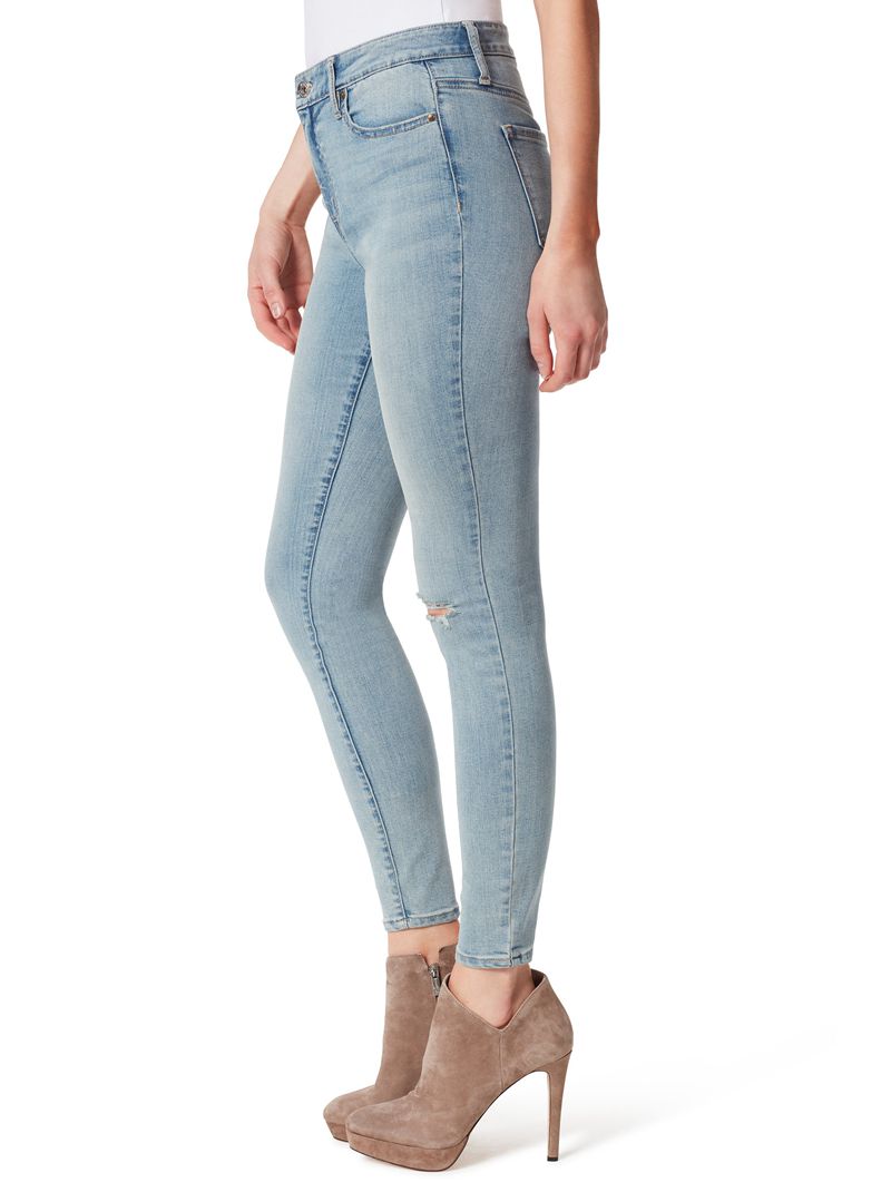 Women's Jessica Simpson Adored High Rise Sk Bottoms Blue | PLDNR-8032