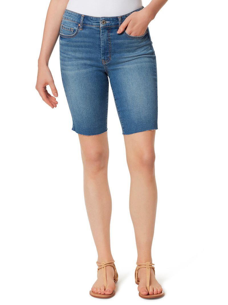 Women\'s Jessica Simpson Adored Slim Shorts Blue | LCKOI-5418