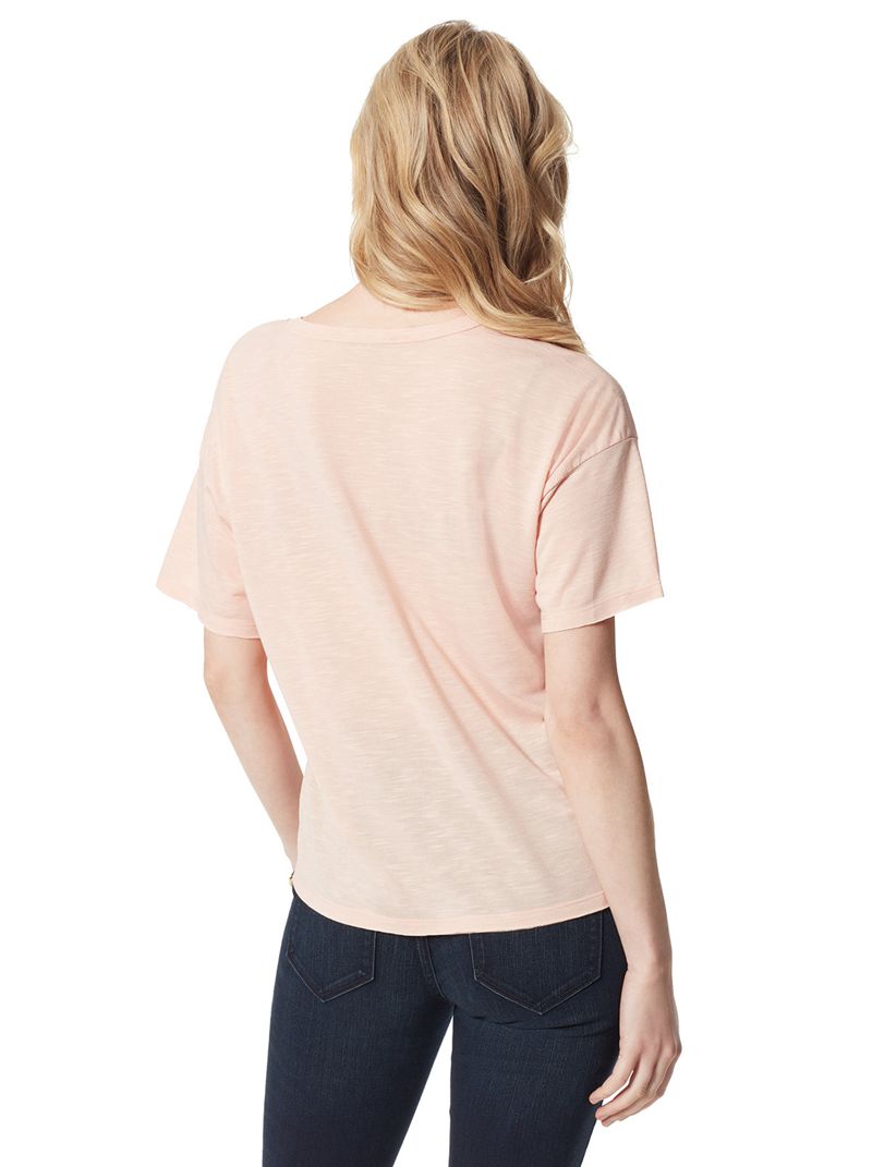 Women's Jessica Simpson Aitana T Shirts Rose | SUVRH-3061