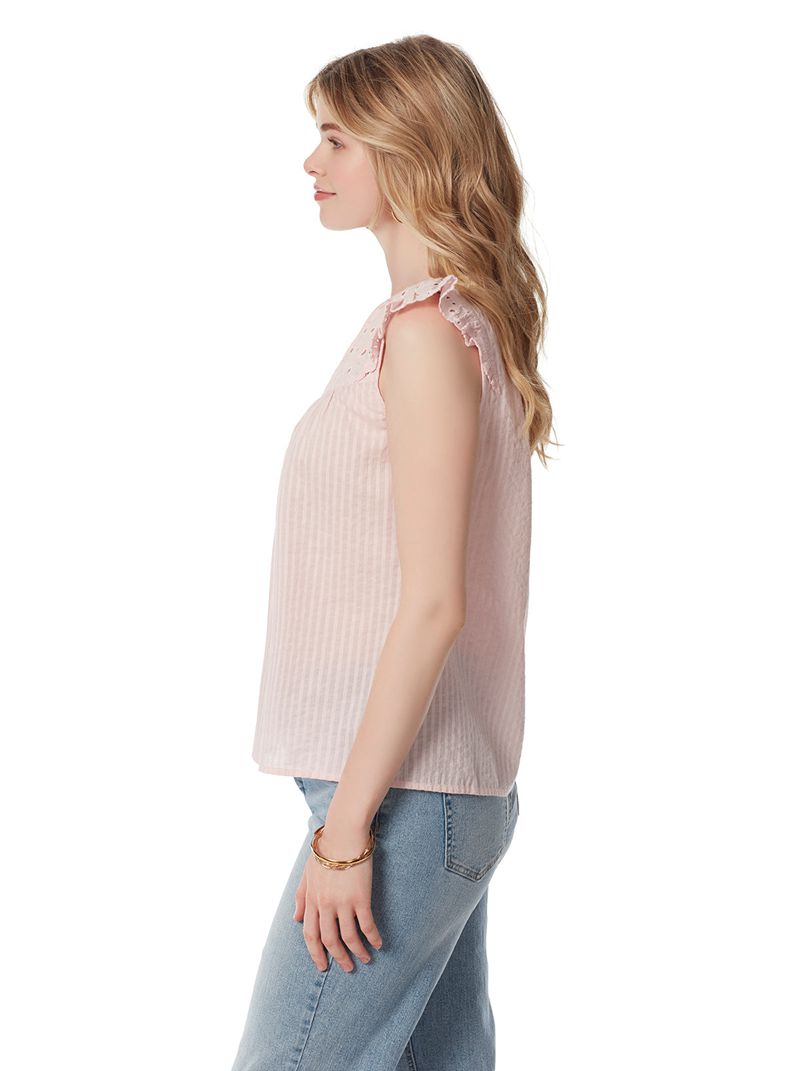 Women's Jessica Simpson Alisha Tops Pink | TDFNB-9415