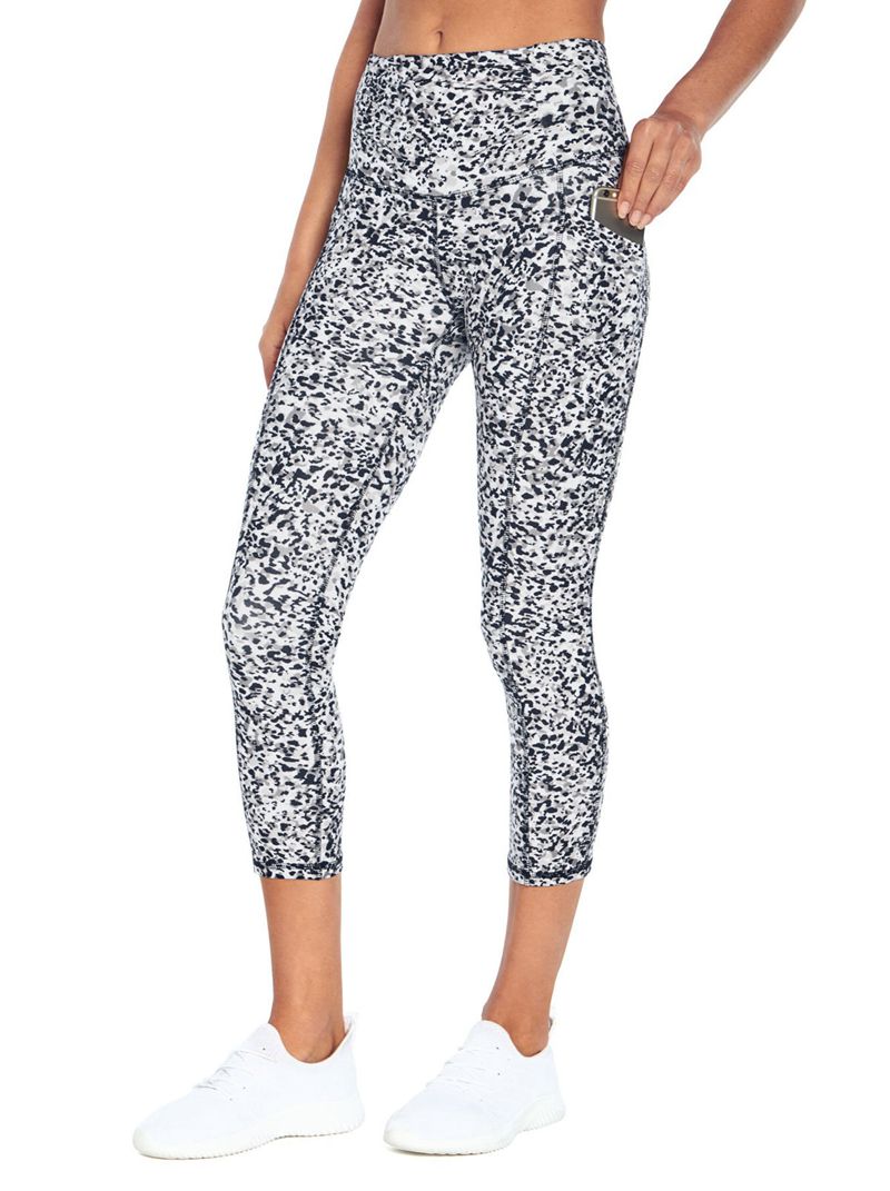 Women's Jessica Simpson Amber Capris White Leopard | YPBSK-1496