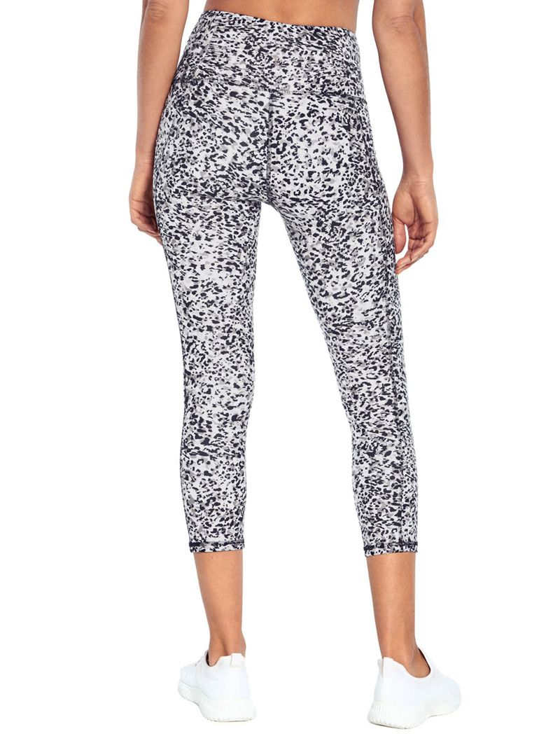 Women's Jessica Simpson Amber Capris White Leopard | YPBSK-1496