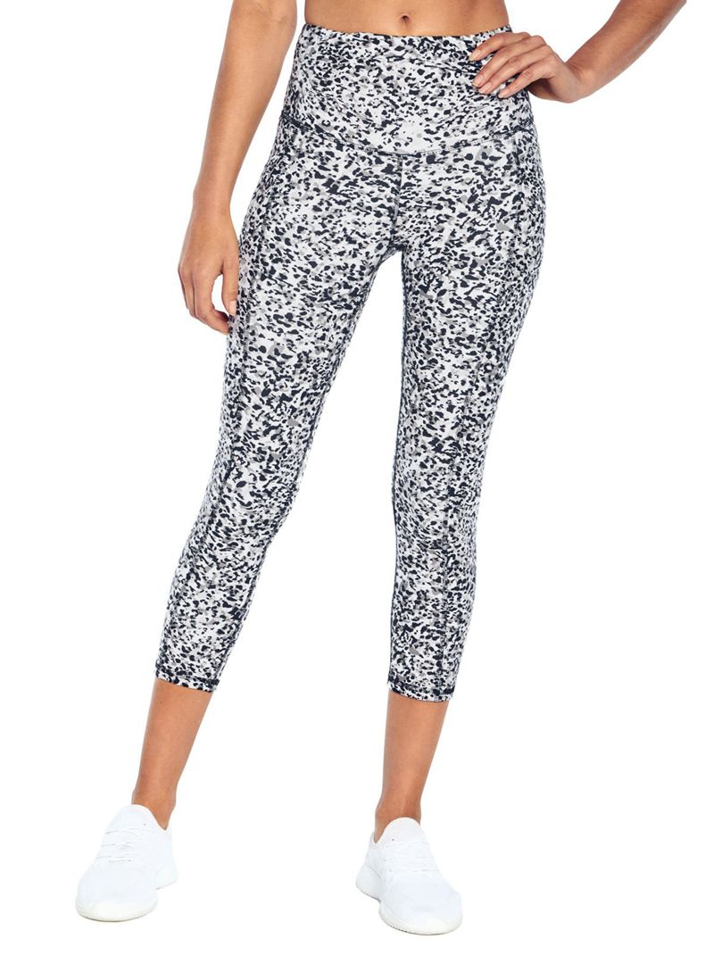 Women\'s Jessica Simpson Amber Capris White Leopard | YPBSK-1496