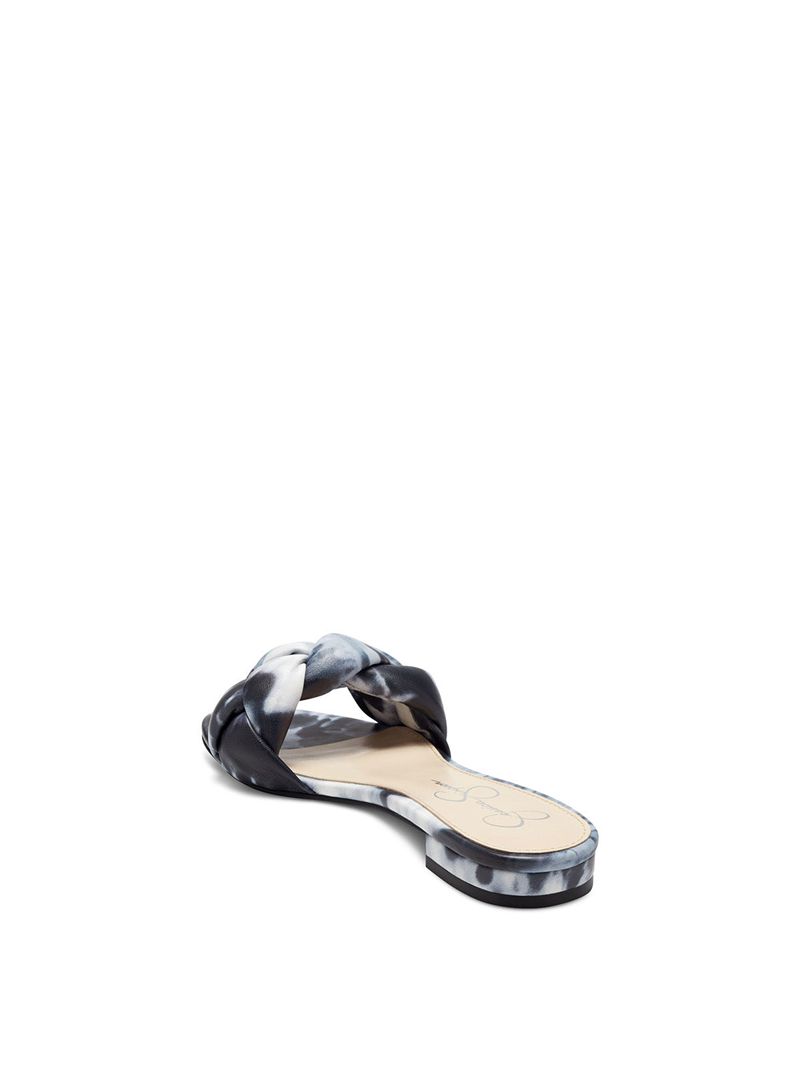 Women's Jessica Simpson Ammiye Slides Blue | NRQUD-7093