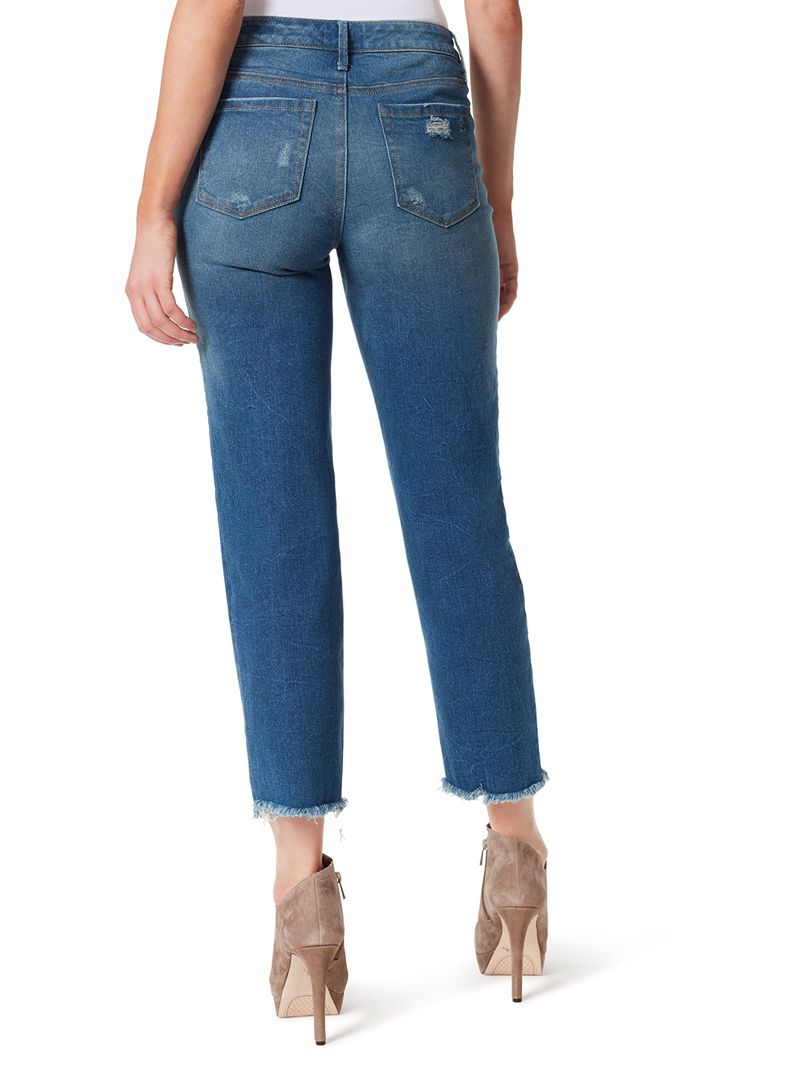 Women's Jessica Simpson Arrow Straight Ankle Jeans Blue | KTVRI-6248