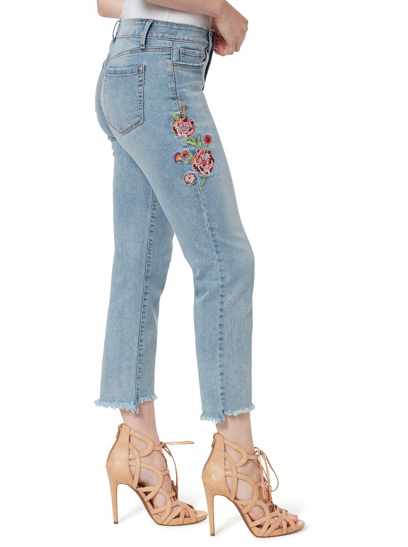 Women's Jessica Simpson Arrow Straight Ankle Jeans Blue | NREKM-4635