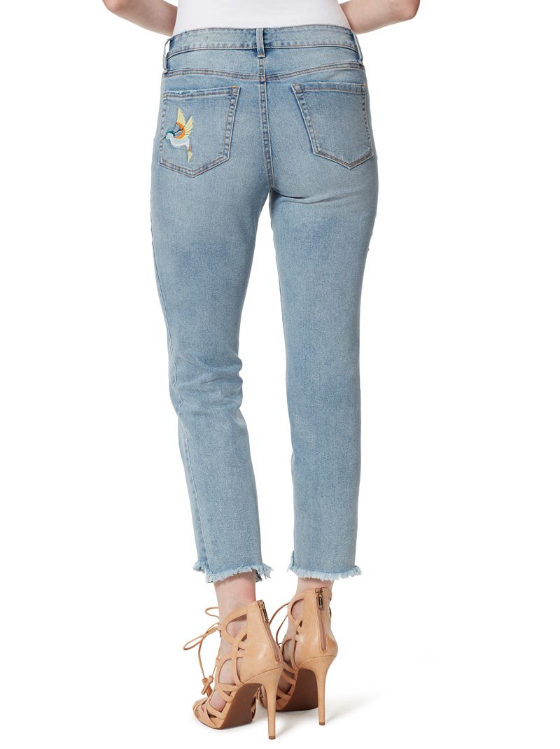 Women's Jessica Simpson Arrow Straight Ankle Jeans Blue | NREKM-4635