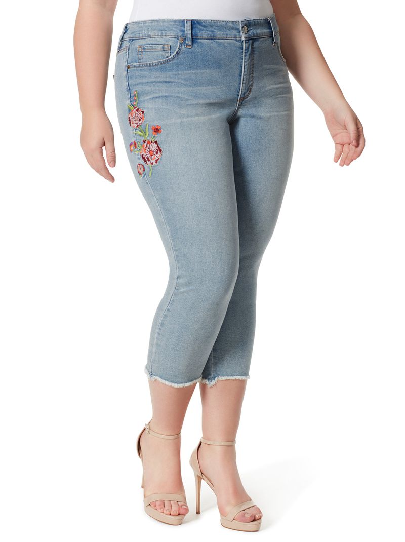 Women's Jessica Simpson Arrow Straight Ankle Jeans Blue | NREKM-4635