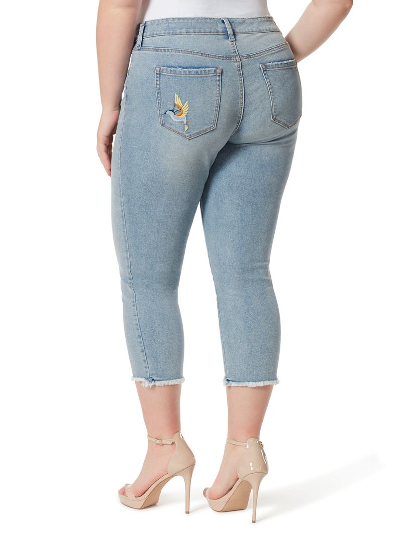 Women's Jessica Simpson Arrow Straight Ankle Jeans Blue | NREKM-4635