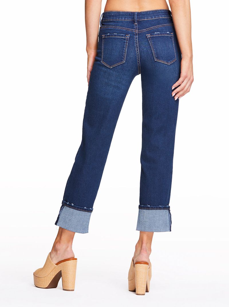 Women's Jessica Simpson Arrow Straight Ankle Jeans Blue | RKTBD-2839