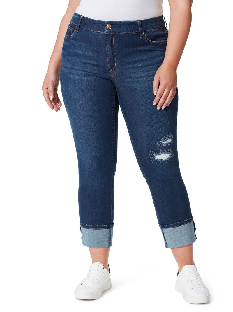 Women's Jessica Simpson Arrow Straight Ankle Jeans Blue | RKTBD-2839