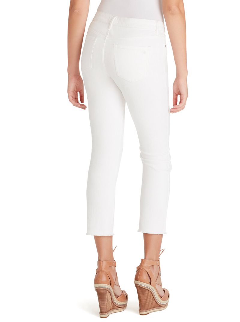 Women's Jessica Simpson Arrow Straight Ankle Jeans White | ZIOWM-9683