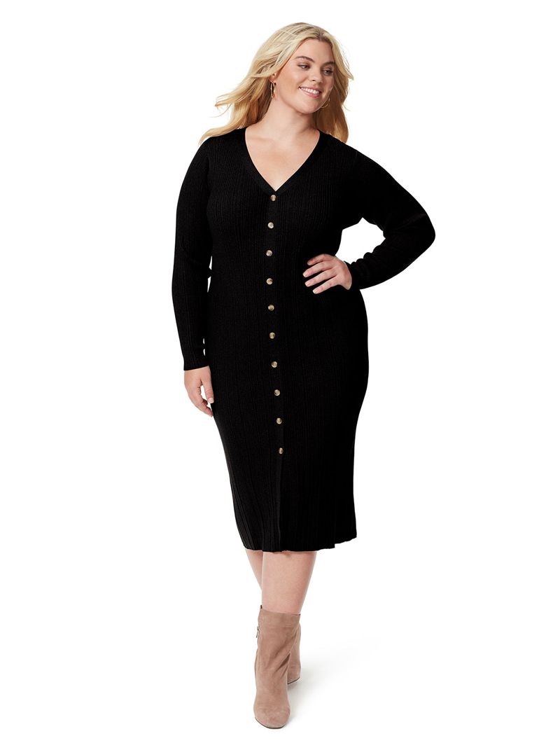 Women's Jessica Simpson Austyn Dress Black | TXAMY-0715