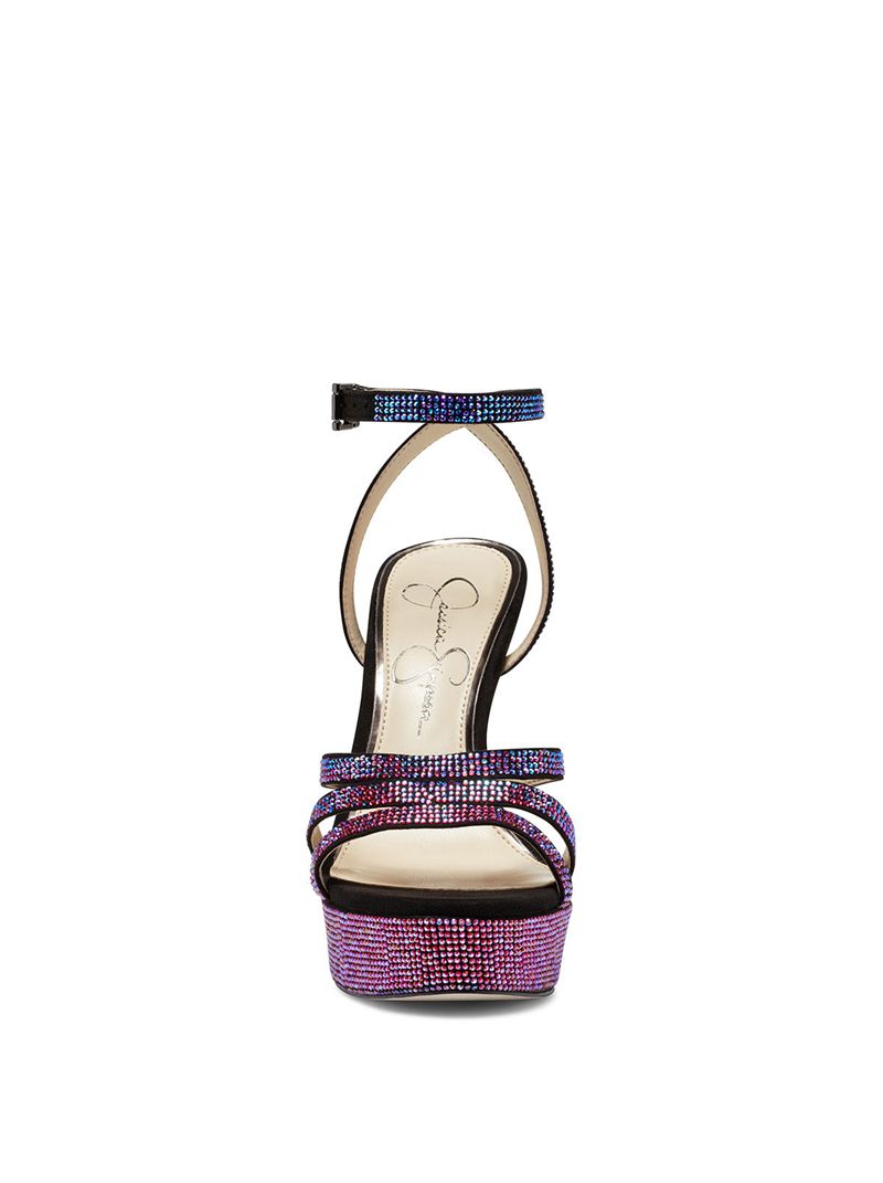 Women's Jessica Simpson Bal Sandals Purple | OZVGK-8125