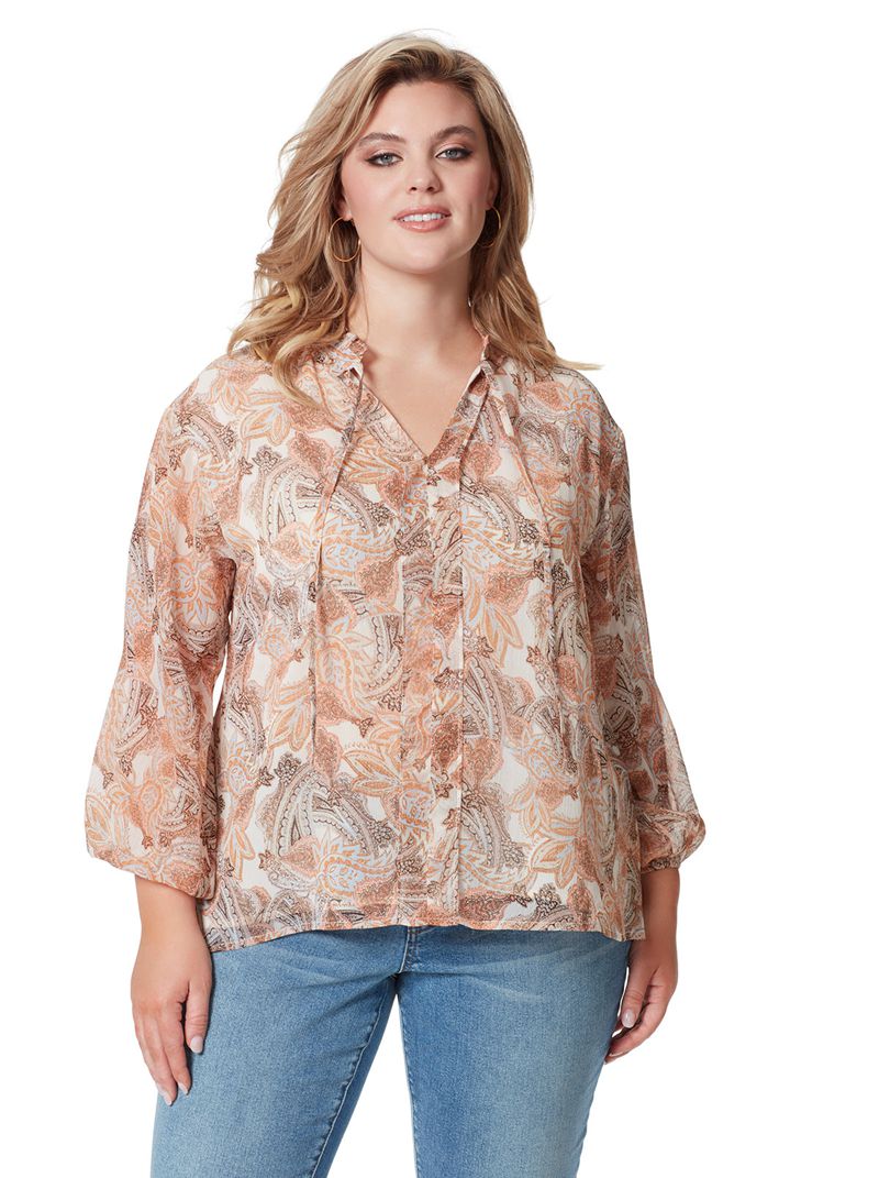 Women's Jessica Simpson Celeste Tops Multicolor | QOGBV-6721