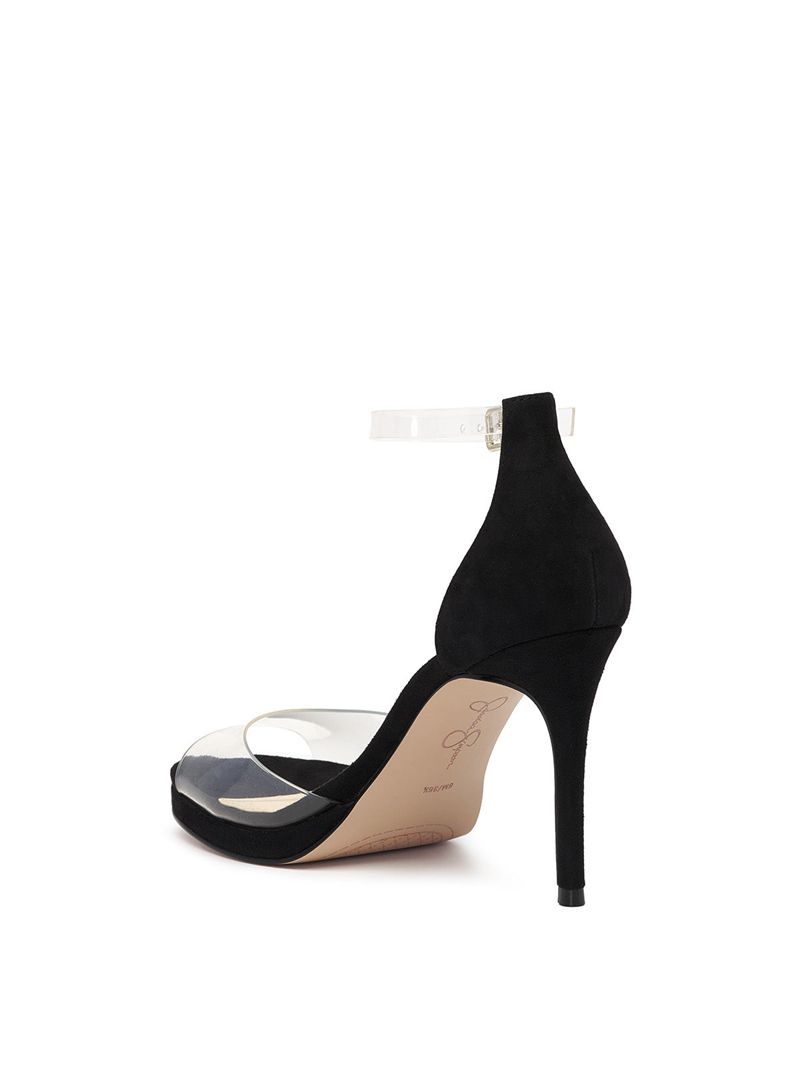 Women's Jessica Simpson Daisile Sandals Black | RKDZY-8962