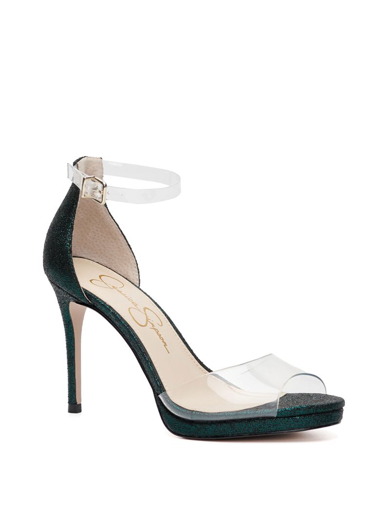 Women's Jessica Simpson Daisile Sandals Turquoise | YCMKB-7059