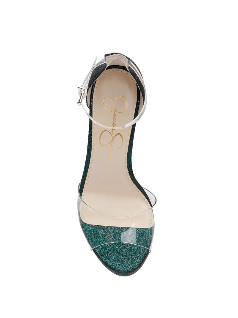 Women's Jessica Simpson Daisile Sandals Turquoise | YCMKB-7059