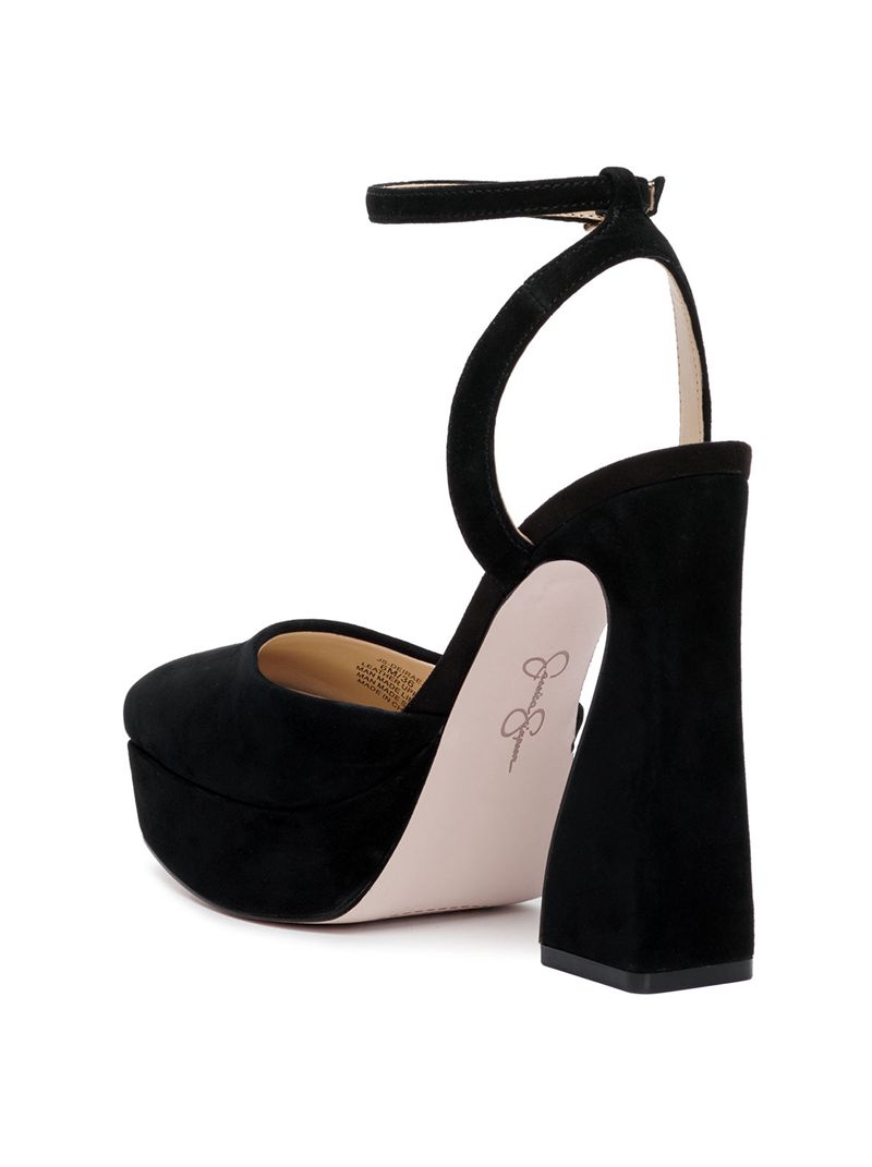 Women's Jessica Simpson Deirae Platform Shoes Black | GXRST-4893