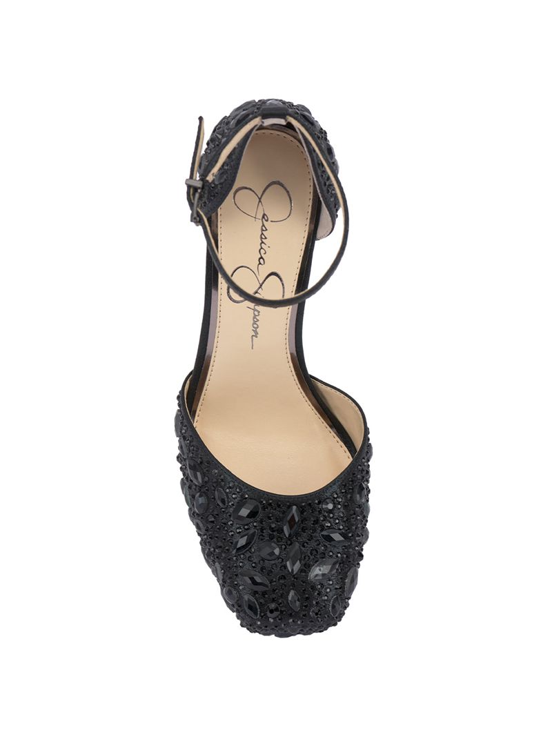 Women's Jessica Simpson Dreama Platform Shoes Black | GPSJC-5076