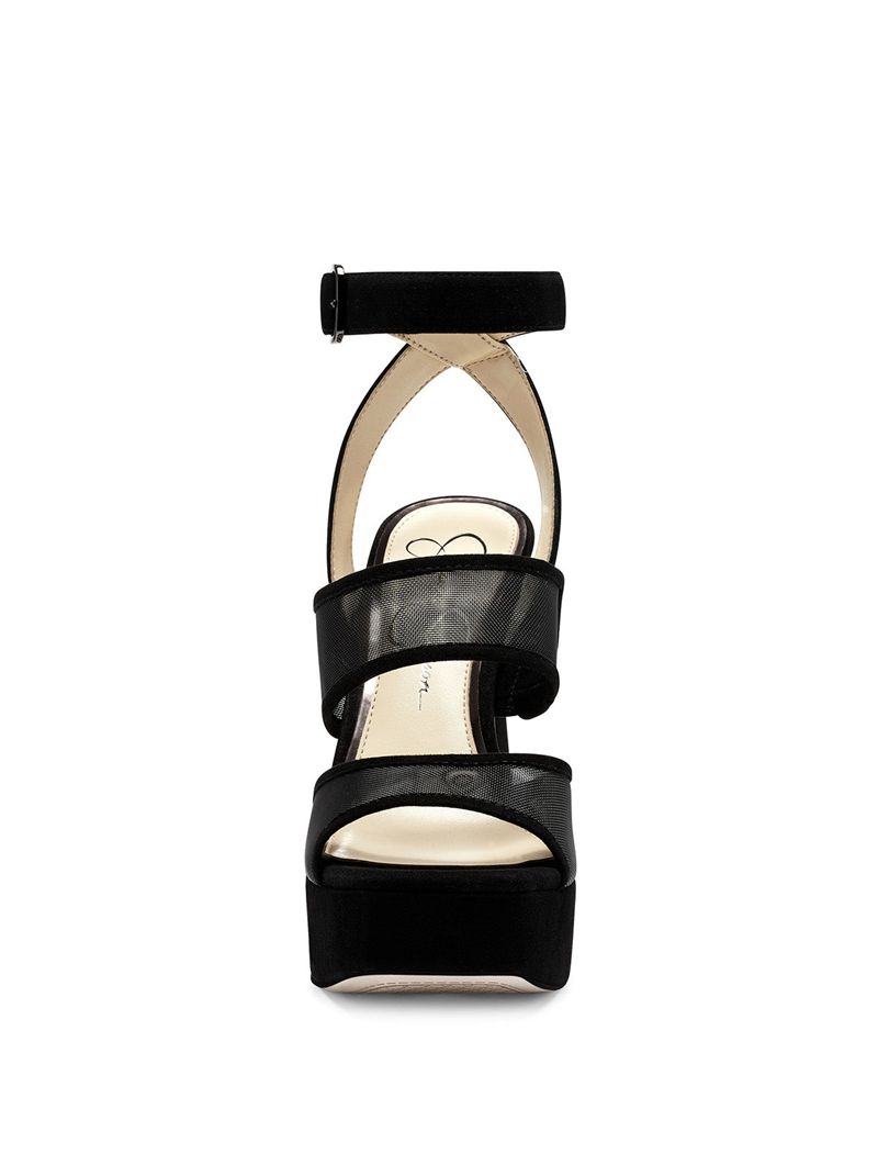 Women's Jessica Simpson Drixi Sandals Black | UFLNO-5187