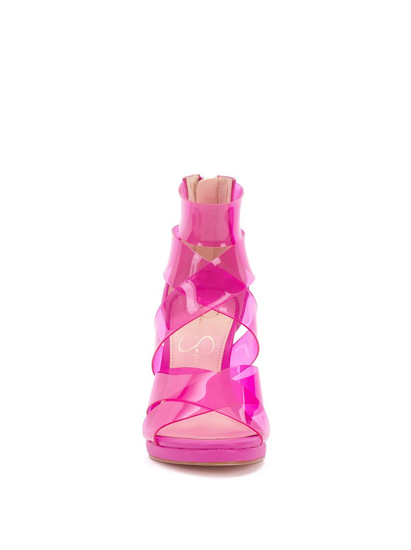 Women's Jessica Simpson Dysti Sandals Pink | RJWNP-7928