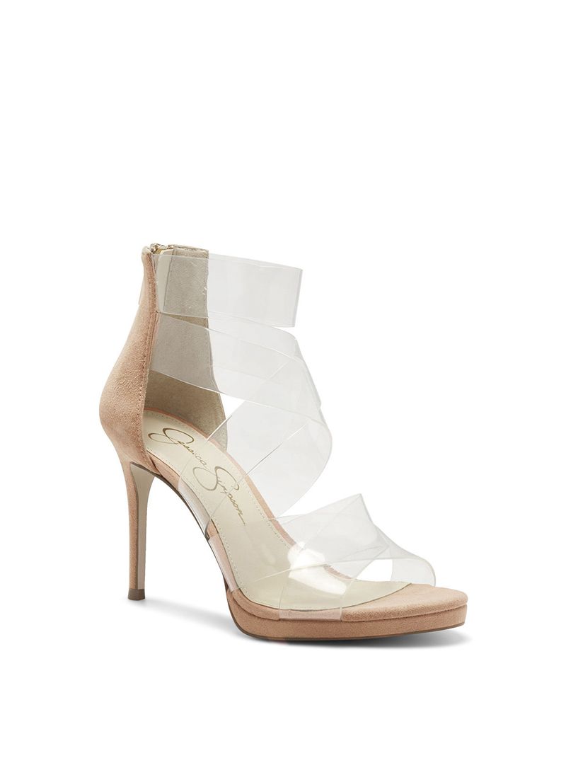 Women's Jessica Simpson Dysti Sandals Transparent | NMCGK-7841