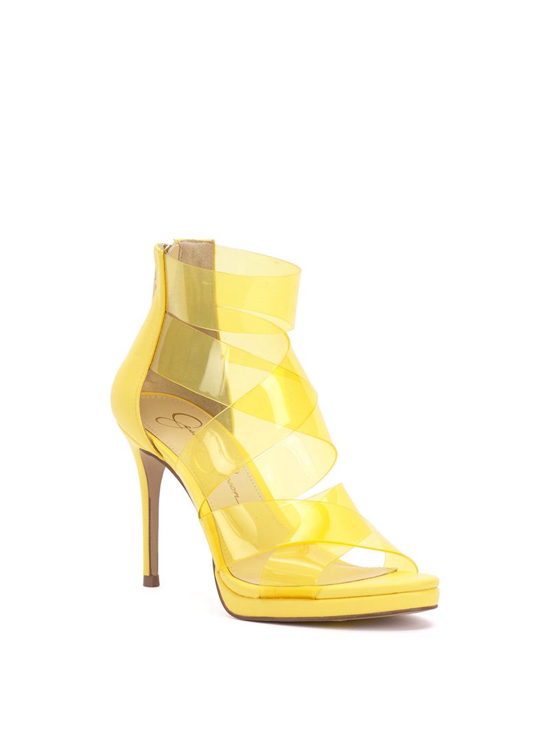 Women's Jessica Simpson Dysti Sandals Yellow | SOLHK-4180