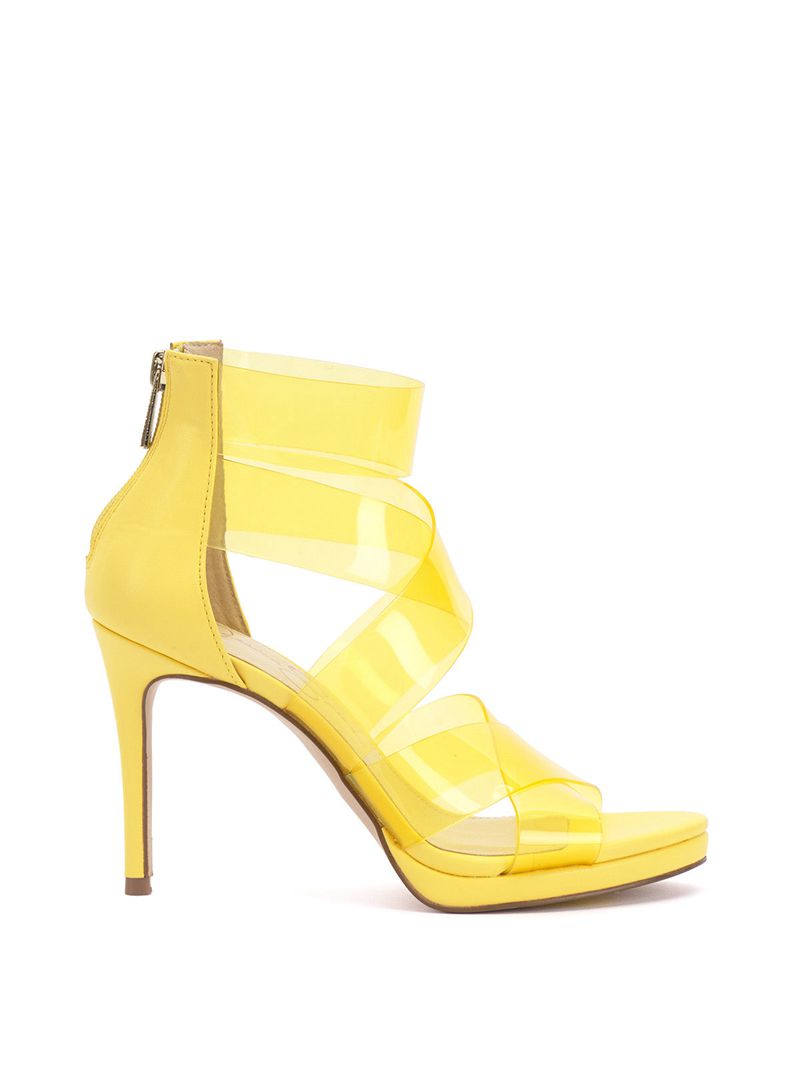 Women\'s Jessica Simpson Dysti Sandals Yellow | SOLHK-4180