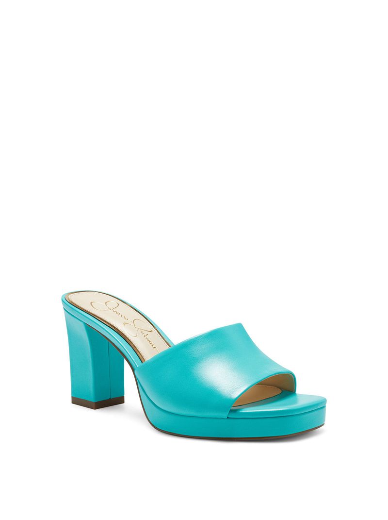 Women's Jessica Simpson Elyzza Platform Shoes Light Turquoise | FBOIA-3812