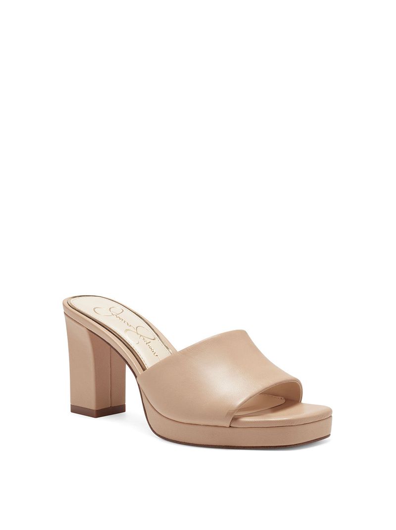 Women's Jessica Simpson Elyzza Slides Beige | WECAT-5968