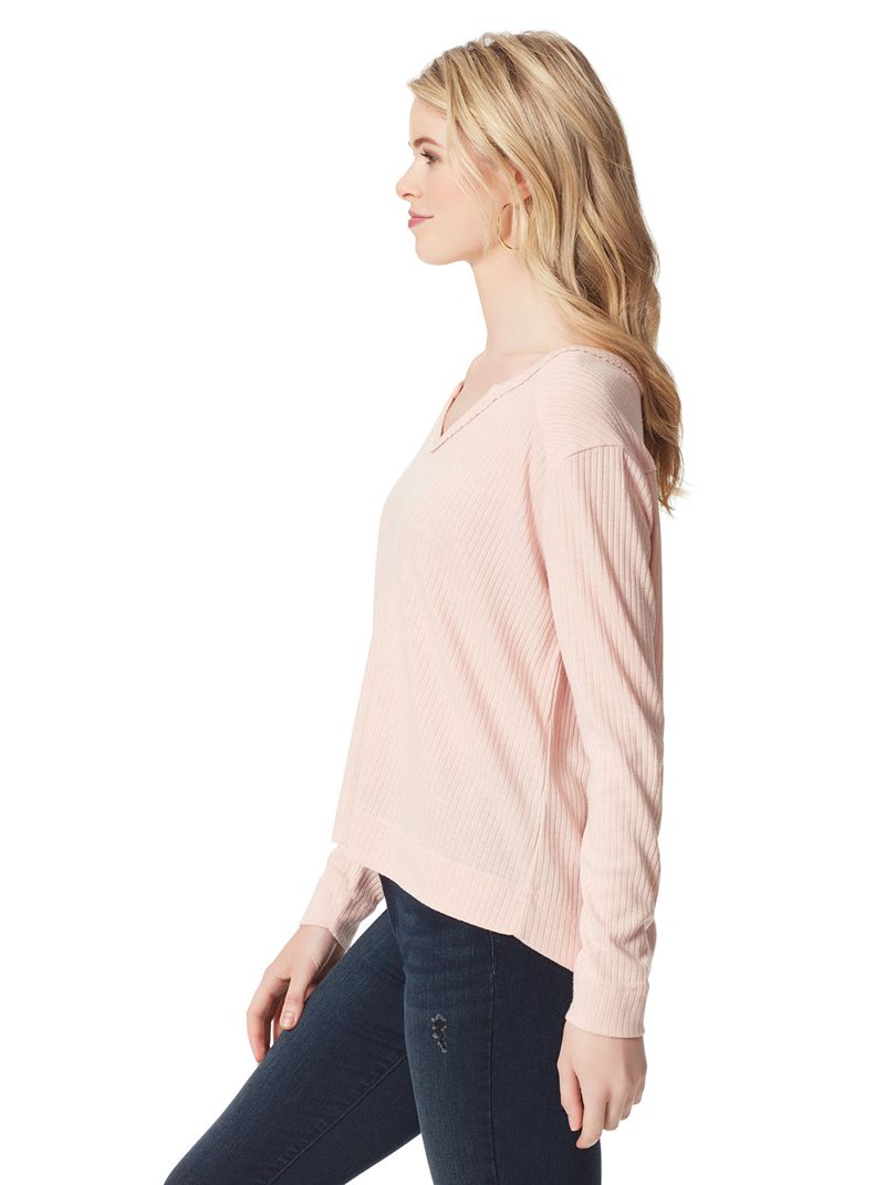 Women's Jessica Simpson Esma Tops Pink | ZQGPO-6843