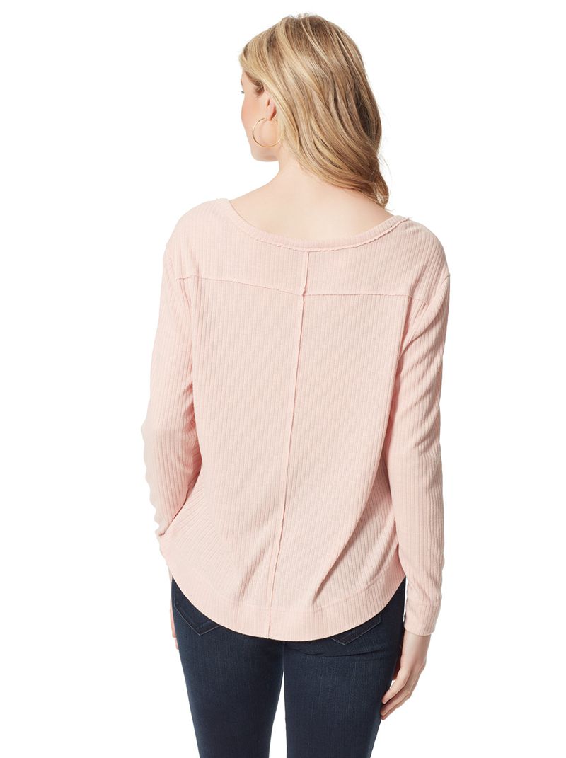 Women's Jessica Simpson Esma Tops Pink | ZQGPO-6843