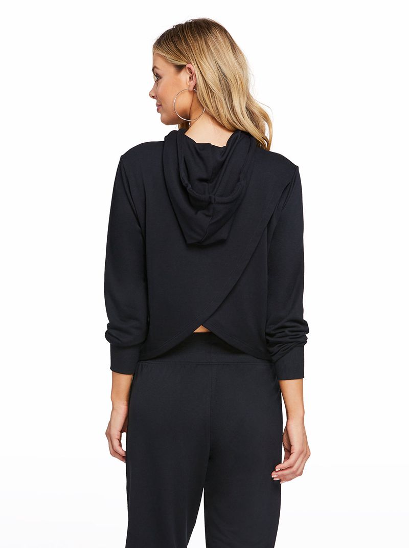 Women's Jessica Simpson Fisher Crop Loungewear Black | HGWBR-0615