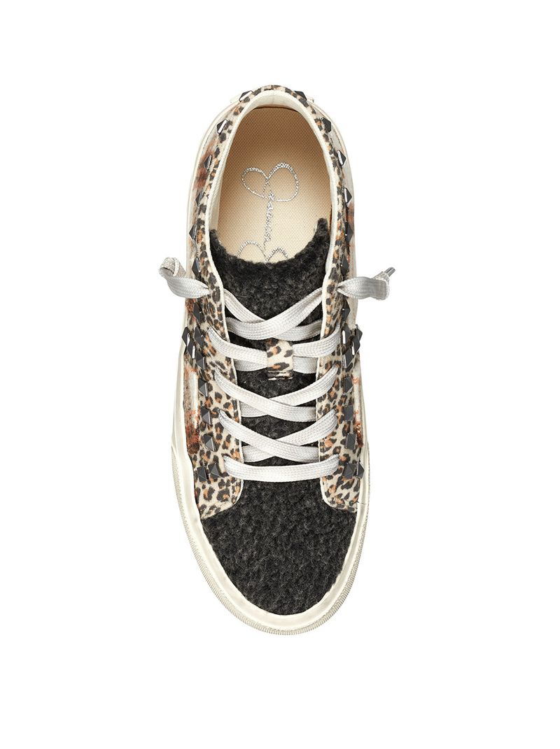 Women's Jessica Simpson Folliah Casual Sneakers Black Multicolor | IHLQF-0367