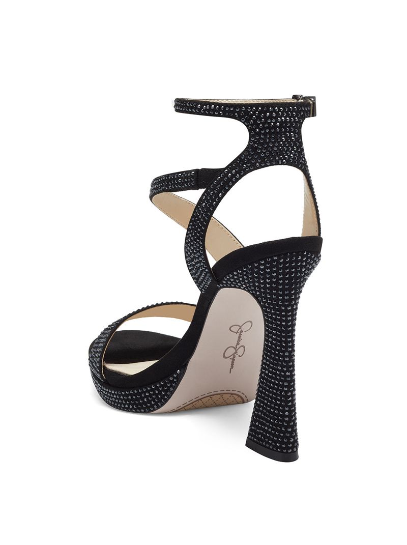 Women's Jessica Simpson Friso Sandals Black | ZVJOD-0148