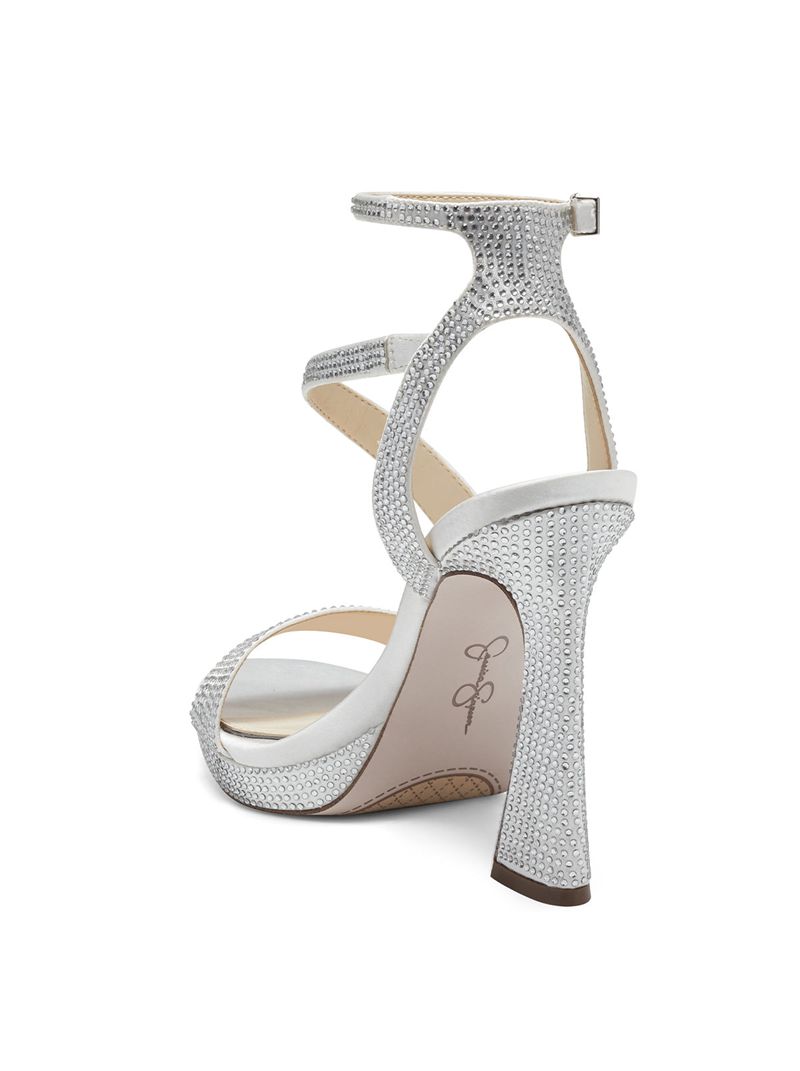 Women's Jessica Simpson Friso Sandals White | FGTXP-1290