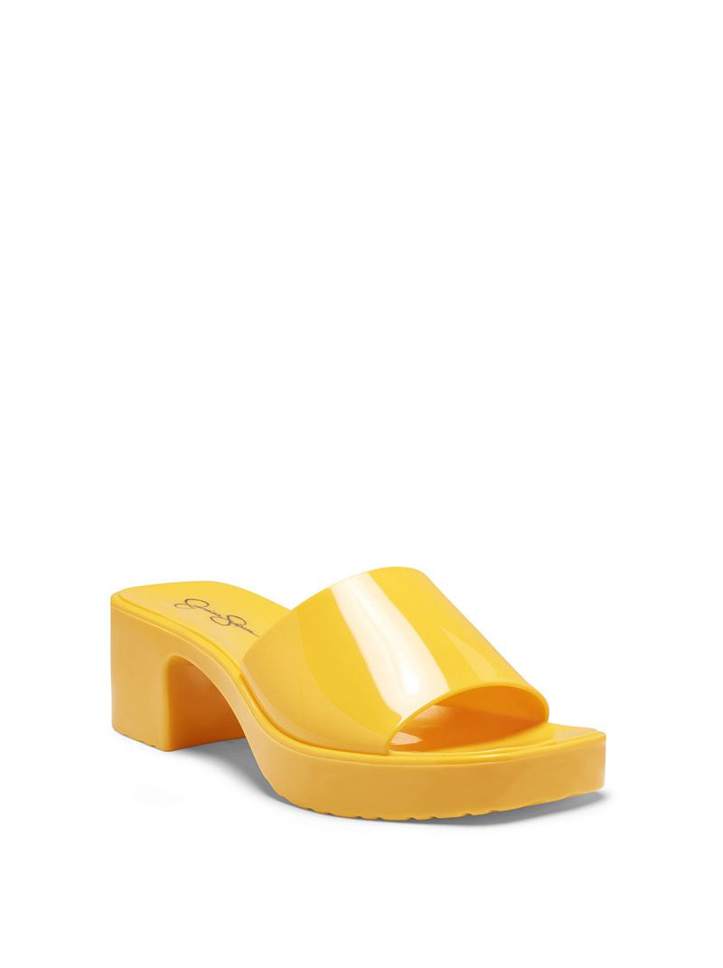 Women's Jessica Simpson Gavena Sandals Yellow | NTAID-8420