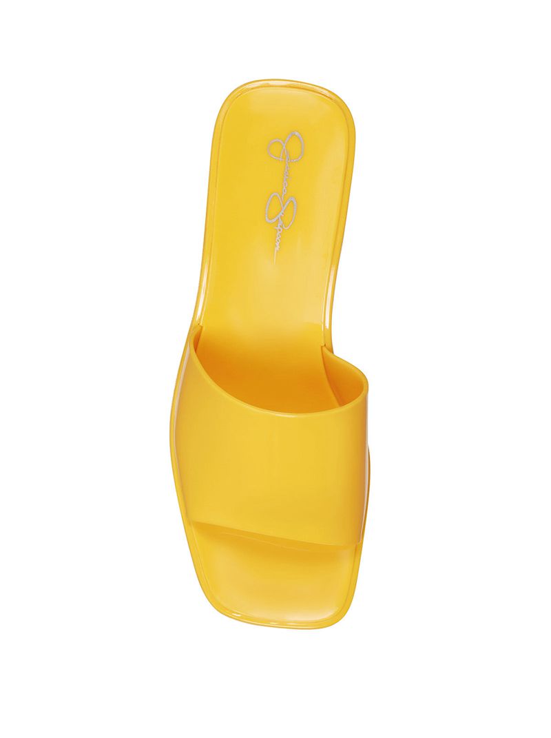 Women's Jessica Simpson Gavena Sandals Yellow | NTAID-8420