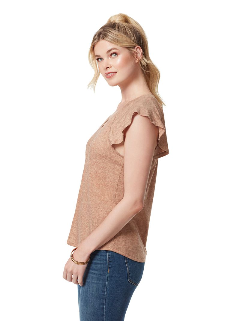 Women's Jessica Simpson Gracie Tops Beige | QVPCK-8427