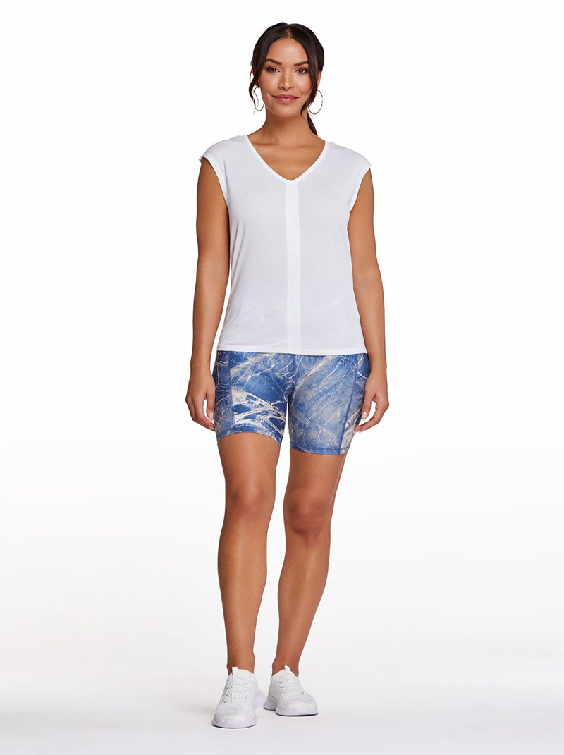 Women's Jessica Simpson Hattie T Shirts White | JNHFD-4019