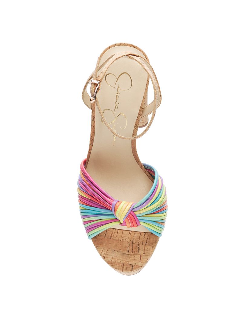 Women's Jessica Simpson Immie Platform Shoes Multicolor | UYDWH-2839