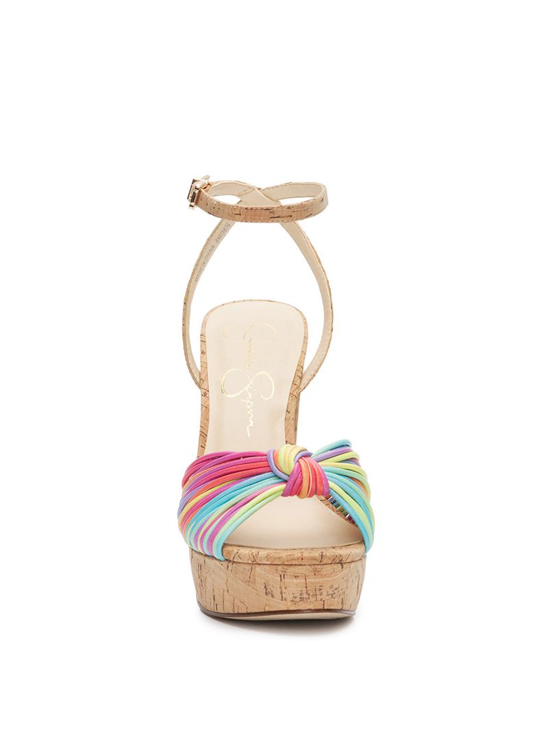 Women's Jessica Simpson Immie Sandals Multicolor | UPNXA-9867