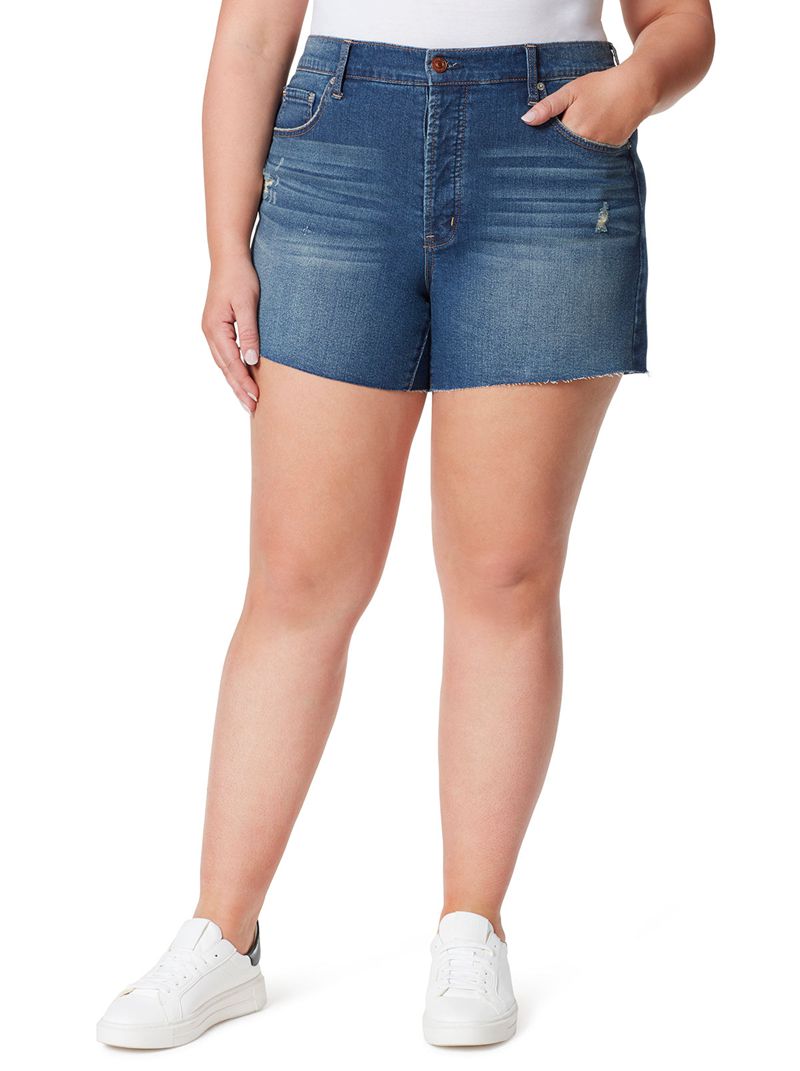 Women's Jessica Simpson Inf Shorts Blue | XALRN-4687