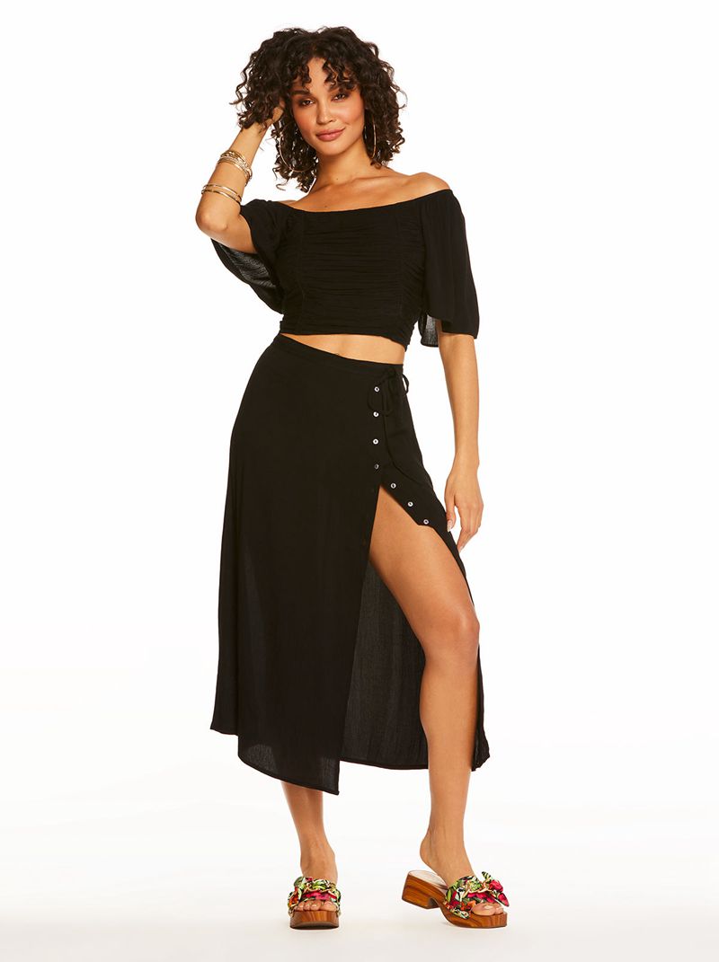 Women's Jessica Simpson Ir Skirts Black | FHOBA-1342