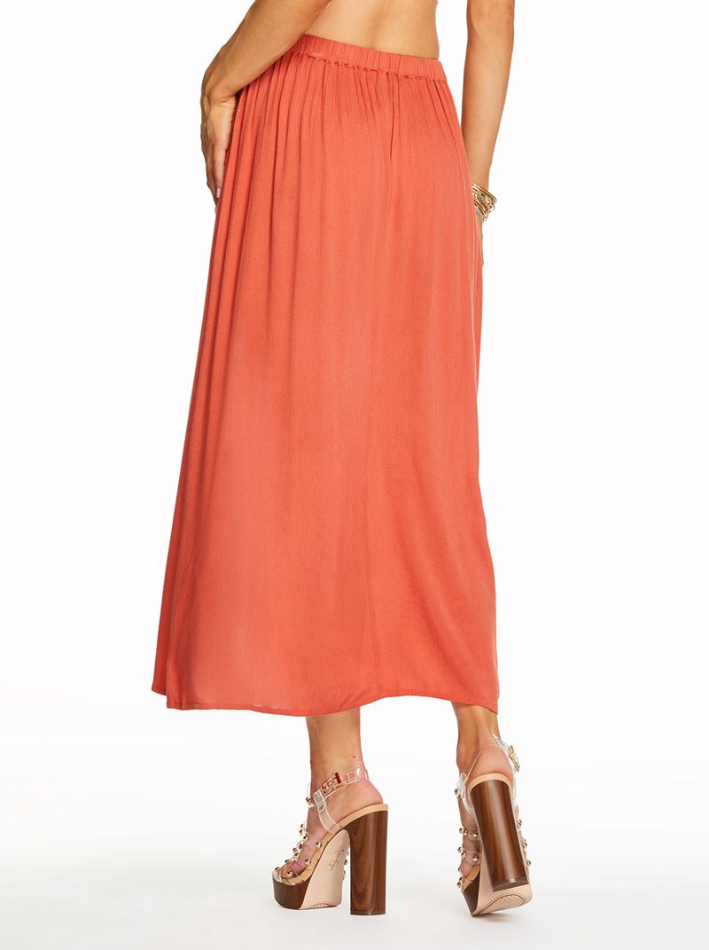 Women's Jessica Simpson Ir Skirts Orange Red | JYFQL-1863