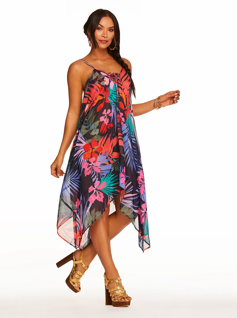 Women's Jessica Simpson Island Paradise Lace Front Cover Ups Multicolor | UJKGT-8623