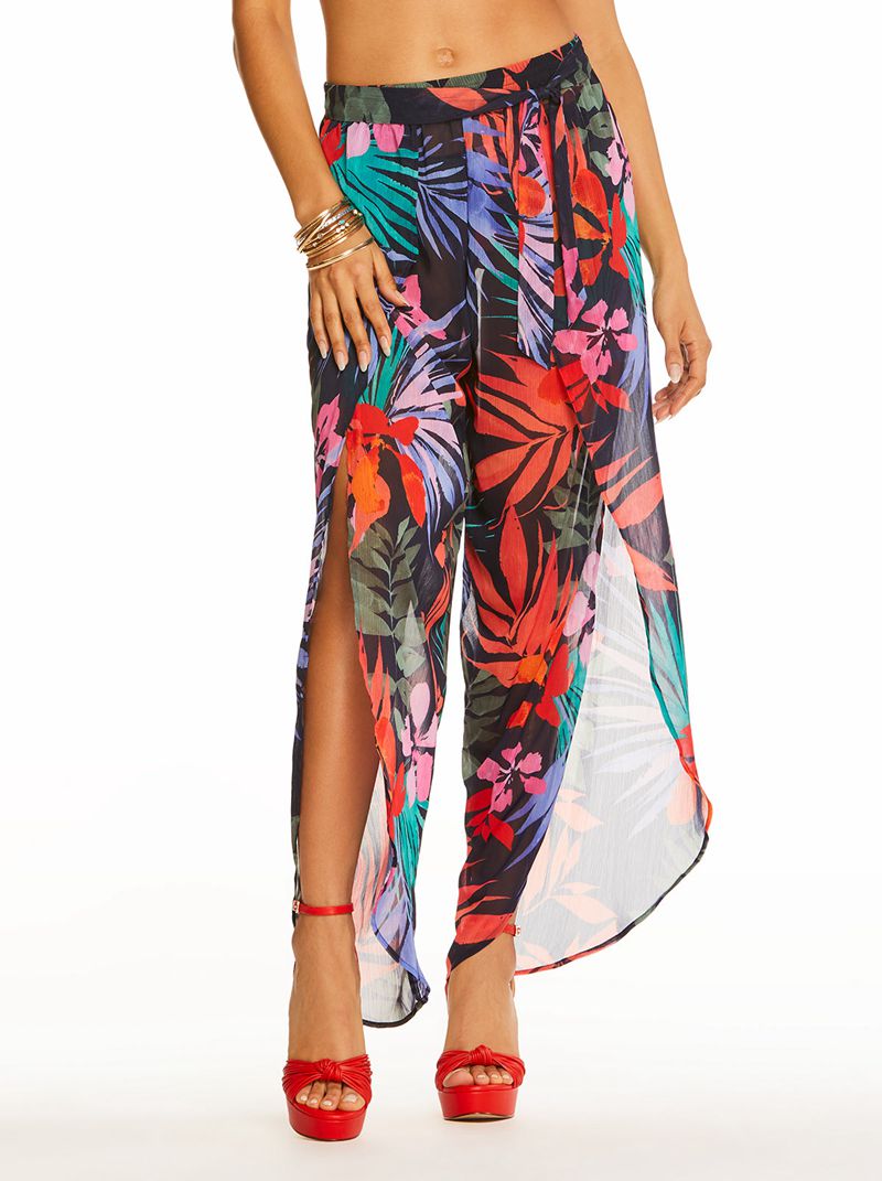 Women's Jessica Simpson Island Paradise Beach Cover Ups Multicolor | VNALU-9367