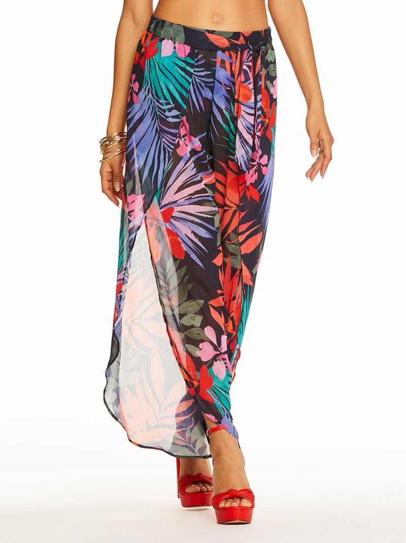 Women's Jessica Simpson Island Paradise Beach Cover Ups Multicolor | VNALU-9367